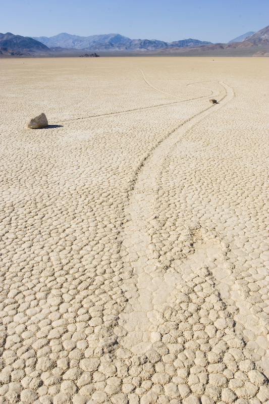 Moving Rocks On Racetrack Playa